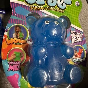 Blue Mega Squish Bear Toy